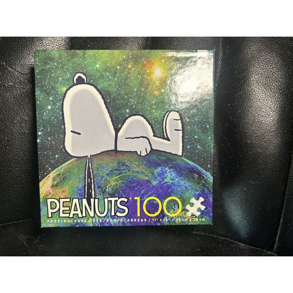 Peanuts Space: Snoopy on Earth 100pc 15" x 11" Jigsaw Puzzle (2022, Ceaco) USED